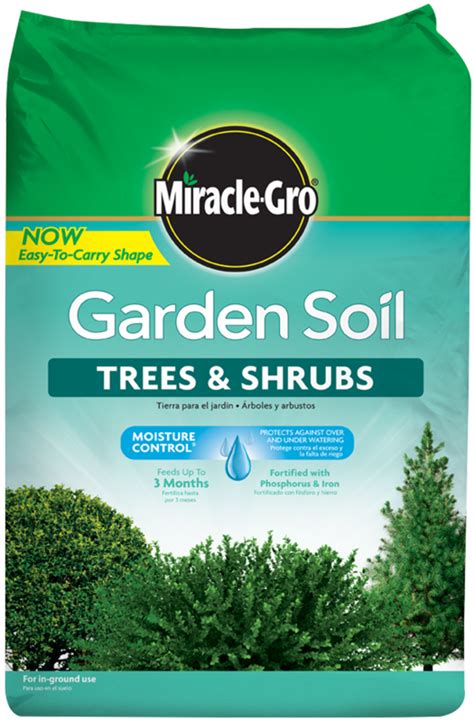 Blueberries and lingonberries like acidic soil, around 4.5 to 5.5 on the ph scale. Miracle-Gro Garden Soil for Trees & Shrubs - Soils ...