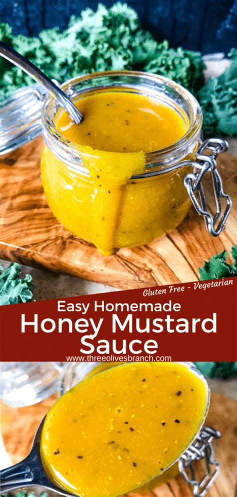 Easy Homemade Honey Mustard Sauce Three Olives Branch