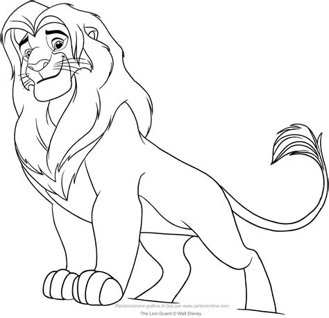 Kleurplaten Disney Simba Lion King Kleurplaten Kleurplaten Ploo Fr
