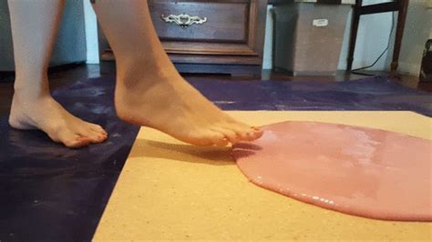 Karina Stuck Barefoot In New Mega Sticky Glue Trap Frankie West