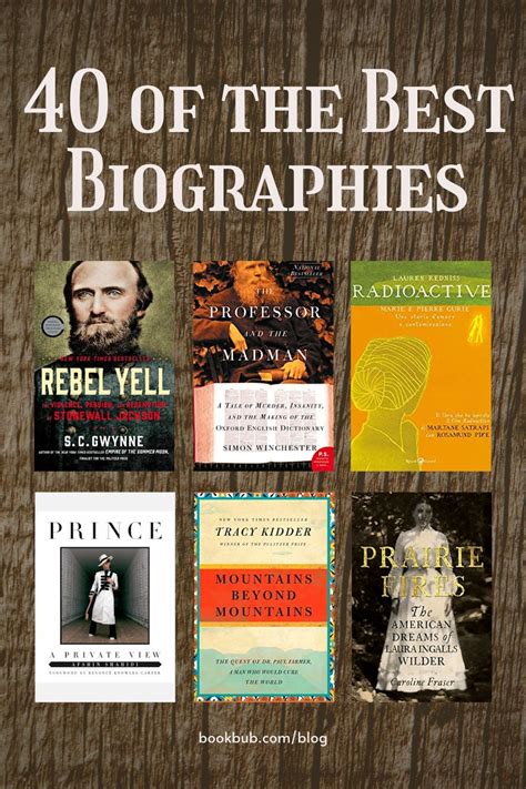 The 40 Best Biographies You May Not Have Read Yet In 2021 Best