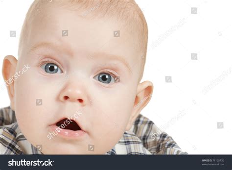 Surprised Baby Portrait Stock Photo 76125730 Shutterstock