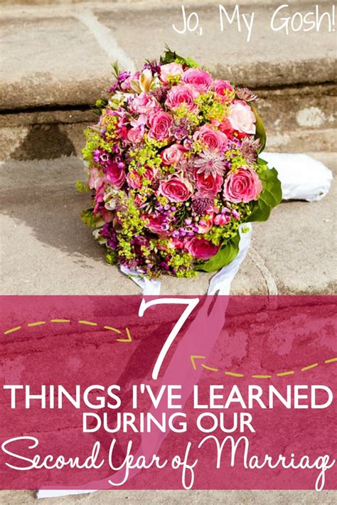 7 Things Ive Learned During Our Second Year Of Marriage Jo My Gosh