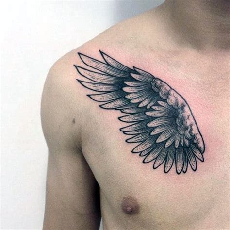 Top 39 Wing Chest Tattoo Ideas 2021 Inspiration Guide 2022