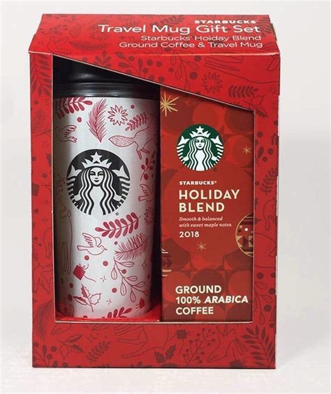 Holiday Starbucks T Set 16 Oz Tumbler With Lid And A Holiday Coffee