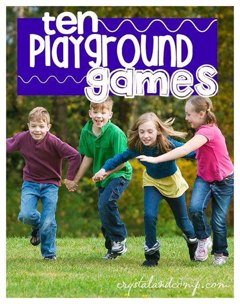 Fill a pail with water, add a few drops of baby. 10 Playground Games for Kids | Group games for kids ...