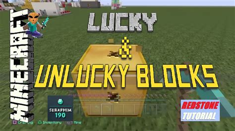 Minecraft Lucky And Unlucky Blocks Quick And Easy Tutorial Episode