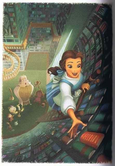 that belle is such a bookworm love that this disney princess is a reader disney art disney