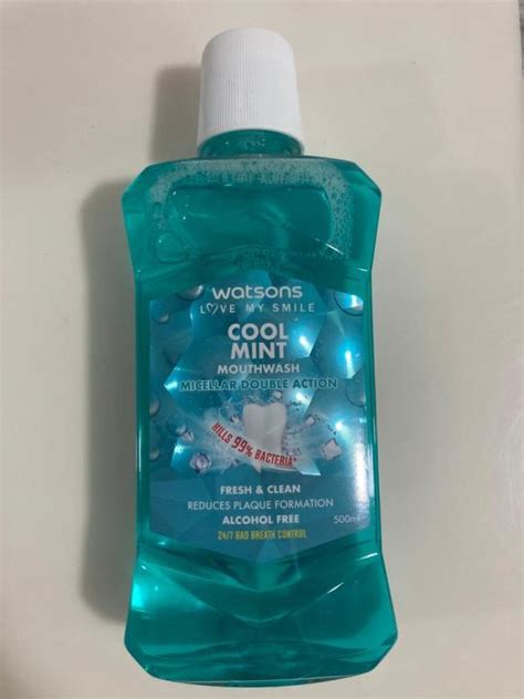 watsons mouthwash cool mint 500ml lazada