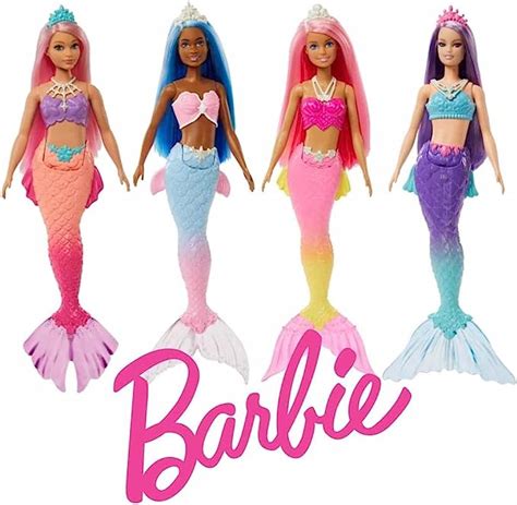 barbie dreamtopia mermaid mod sdos doll multicolor mattel hgr08 uk toys and games
