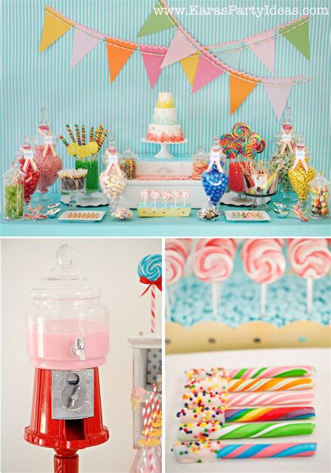 Candy Bar Candy Themed Party Candy Party Candyland Party
