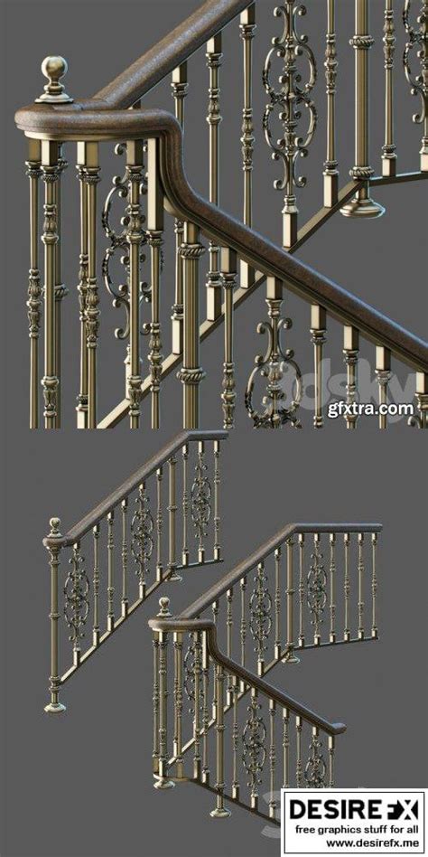 Desire Fx 3d Models Classic Staircase 3d Model