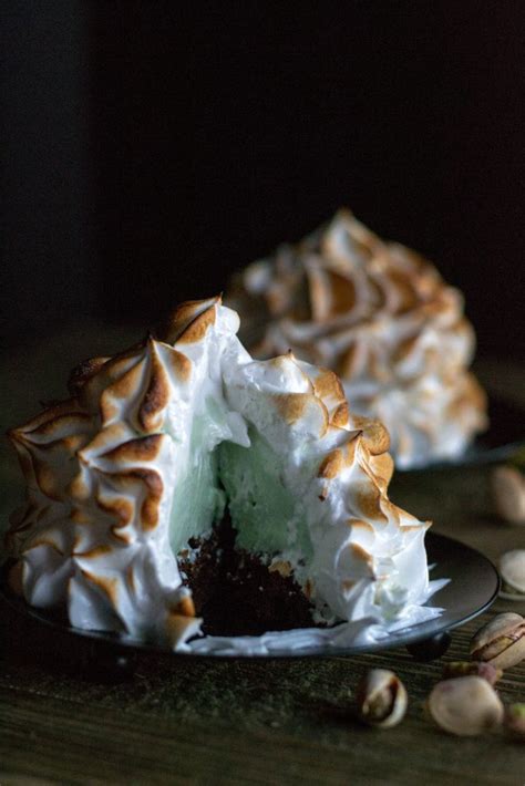 Baked alaska, also known as omelette norvégienne, omelette surprise, or omelette sibérienne depending on the country, is a dessert consisting of ice cream and cake topped with browned meringue. Brownie Baked Alaska for Two - What the Forks for Dinner?