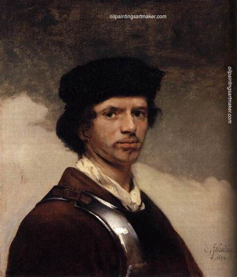 Carel Fabritius Self Portrait Painting Authorized Official Website