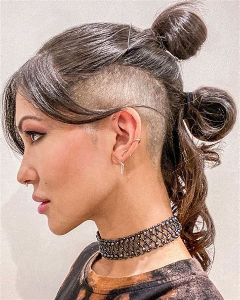 lesbian haircuts 2022 40 bold and beautiful hairstyles undercut long hair shaved side