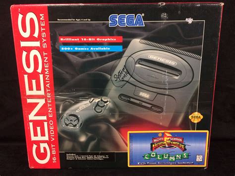 Sega Genesis 16 Bit Video Entertainment System In Box Complete