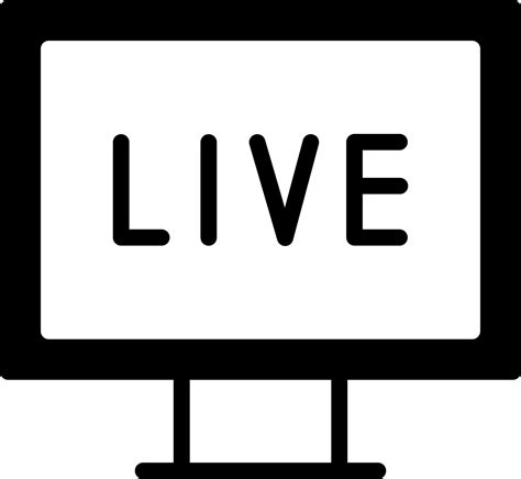 Pc Live Streaming Vector Icon 20363830 Vector Art At Vecteezy
