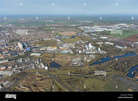 General Views Of The North Lincolnshire Town Of Scunthorpe Stock Photo