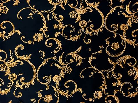Ornate Filigree Pattern Brocade Bandj Fabrics