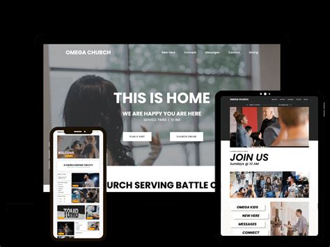 Church Website Builder Omega By Ministry Designs
