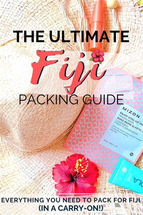 The Ultimate Fiji Packing Guide Everything You Need To Pack For Fiji In