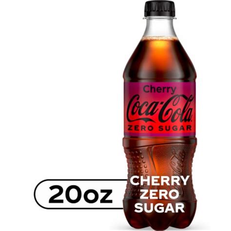 Coca Cola® Zero Sugar Cherry Soda Bottle 20 Fl Oz Kroger