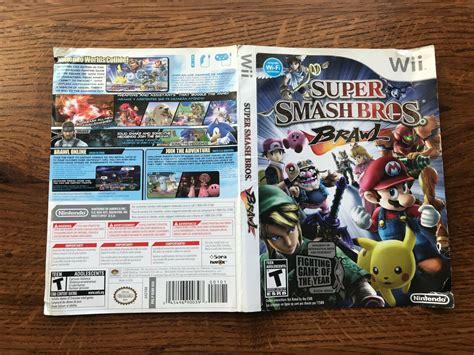 Super Smash Bros Brawl Nintendo Wii Cover Art Only Ebay