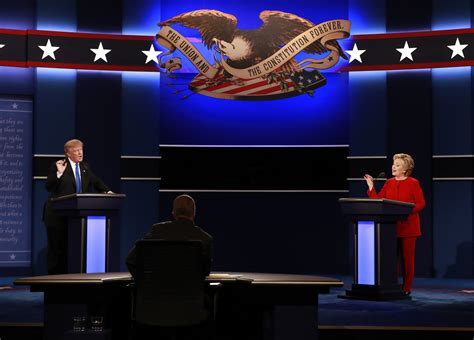 Hillary Clinton And Donald Trump Press Pointed Attacks In Debate The
