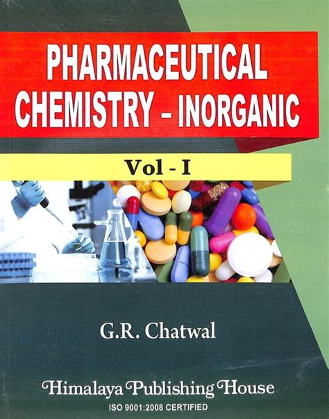 Buy Pharmaceutical Chemistry Inorganic Vol 1 Book Gr Chatwal