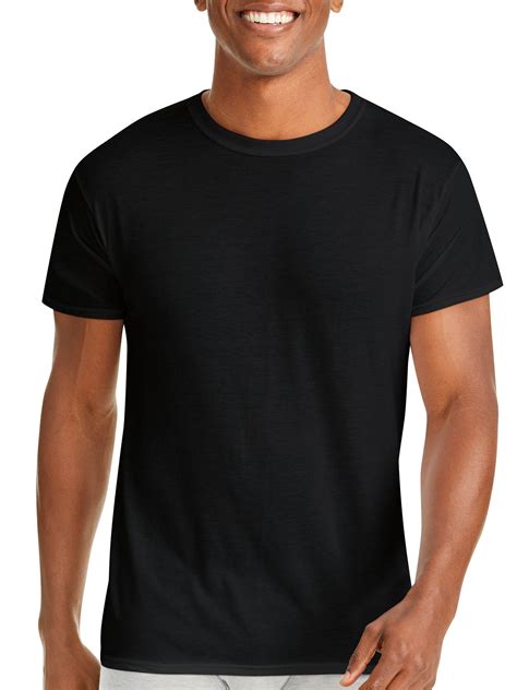 Hanes Hanes Mens Assorted Tagless Comfortsoft Crewneck T Shirts 6 Pack