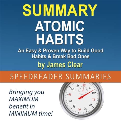 Summary Of Atomic Habits By James Clear Audiobook Speedreader