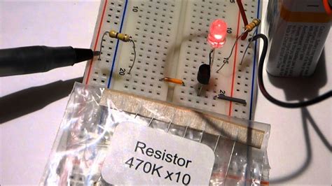 Npn 2n2222 Transistor Component As Switch Circuit With Schematic