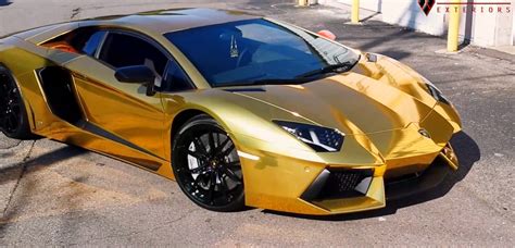 Best Images Of Golden Covered Lamborghini Cars Kumpulan Informasi Bagus