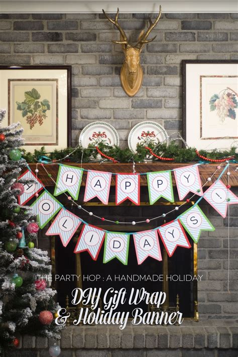 diy holiday gift wrap ideas  banners creative juice