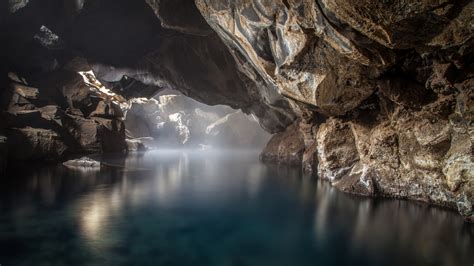 Cave On Steamy Lake