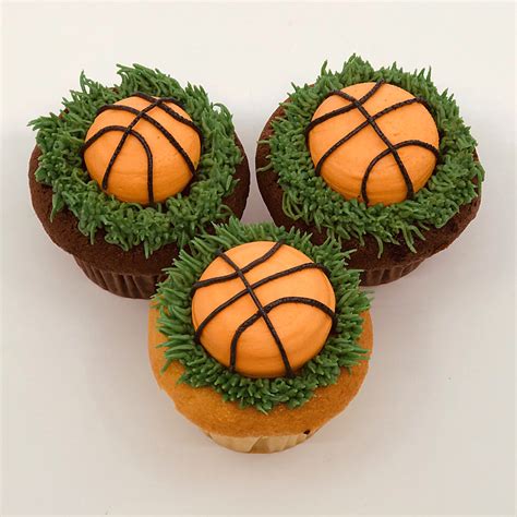 Basketball Cupcake Pastries By Randolph
