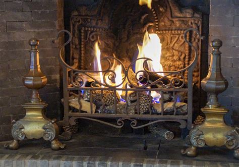 Cast Iron Antique Fireplace Andirons K Bla Bla