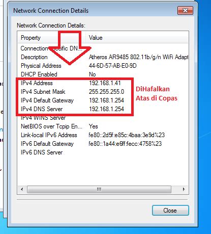 We did not find results for: * Copy Alamat IP Address, Submask, GateWay dll, untuk ...