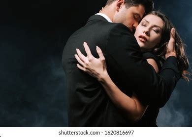 Passionate Man Hugging Sensual Woman On Stock Photo 1620816697