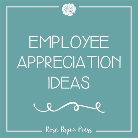 Employee Appreciation Ideas Employeeappreciationideas Employee