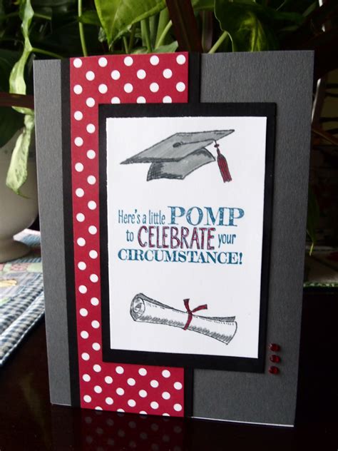 Graduation Card With Pomp And Circumstance By Stampin Up Stampin Up