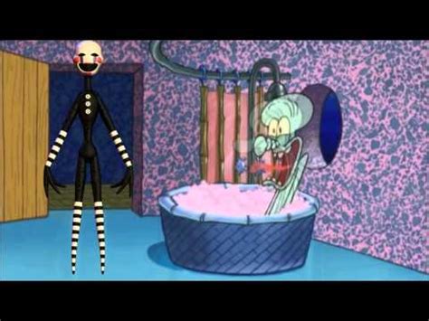 Slender Man drops by Squidward's house | Doovi