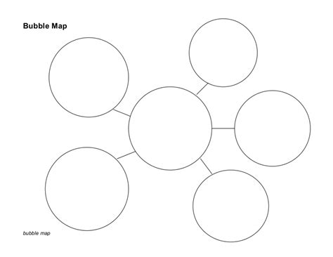 Printable Double Bubble Map Template Printable Templates
