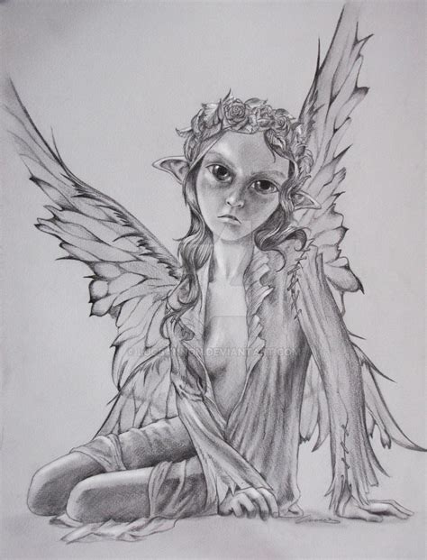 Sad Fairy By Lucbannon On Deviantart