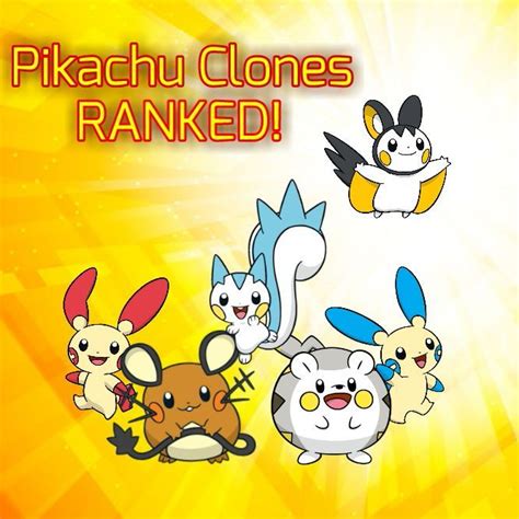 Pikachu Clones Ranked Pokémon Amino