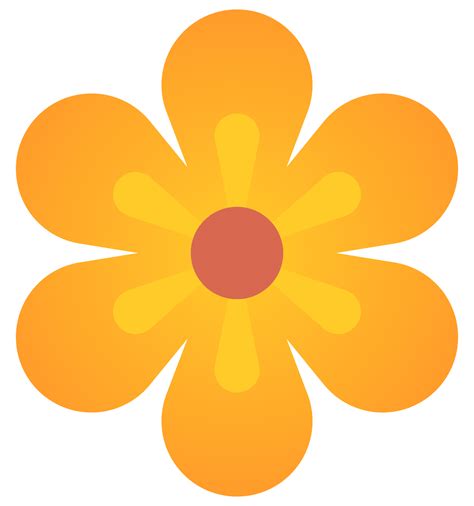 Groovy Retro Flower 13666400 Png