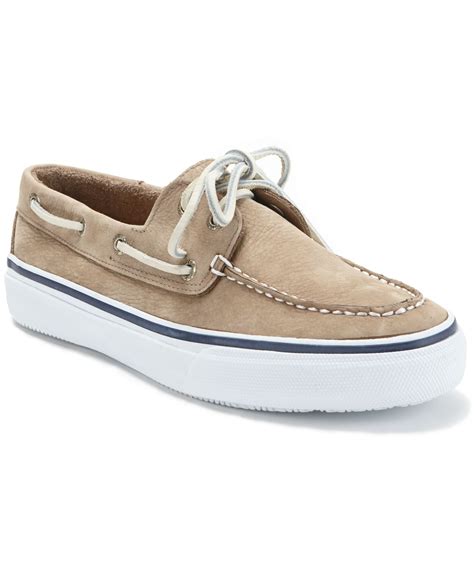 Lyst Sperry Top Sider Bahama Washable Boat Shoes In Natural For Men