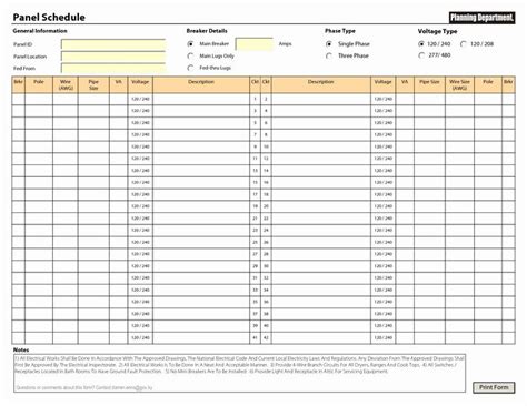 It's easy to create and modify and it could save you from serious mistakes. Electrical Panel Schedule Excel Template Luxury Electrical ...