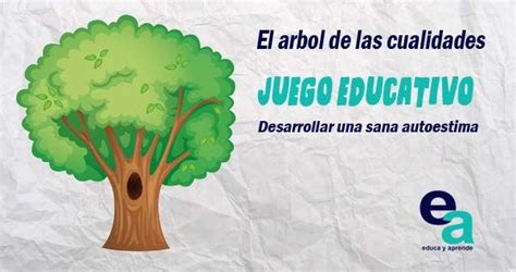 【mi árbol De Cualidades】juego Educativo Para Desarrollar Una Sana