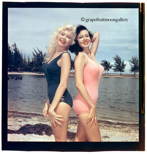 Bunny Yeager S Color Transparency Charlene Reta Mathies Bathing